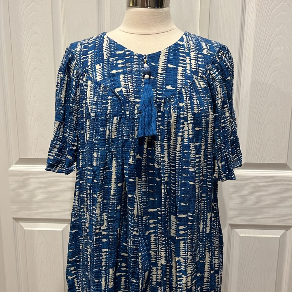 GO SOFTLY Patio Loose Summer Crepe Dress - Picture 2 of 7